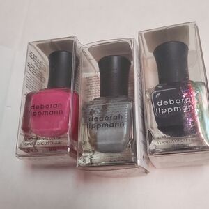 NWOT Set of 3 Deborah Lipmann Nail Polish